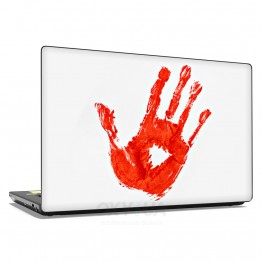 Наклейка для ноутбука - Bloody Hand