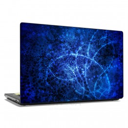 Наклейка для ноутбука - Blue abstract