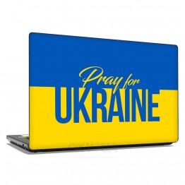 Наклейка для ноутбука - Pray for Ukraine