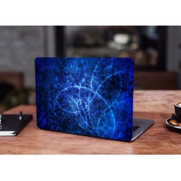 Наклейка для ноутбука - Blue abstract