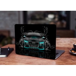 Наклейка для ноутбука - Audi quattro