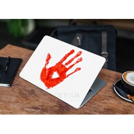 Наклейка для ноутбука - Bloody Hand