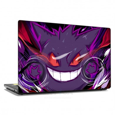 Наклейка для ноутбука - Gengar Pokemon