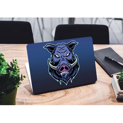 Наклейка для ноутбука - Angry Boar Logo